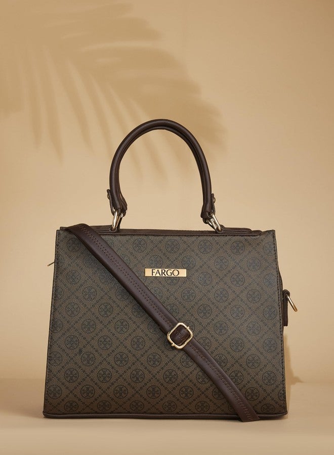 Fargo Stylish Handbag for Women Ladies purse for women & girls | Hand Bags for Women Stylish (Brown) - Image 5